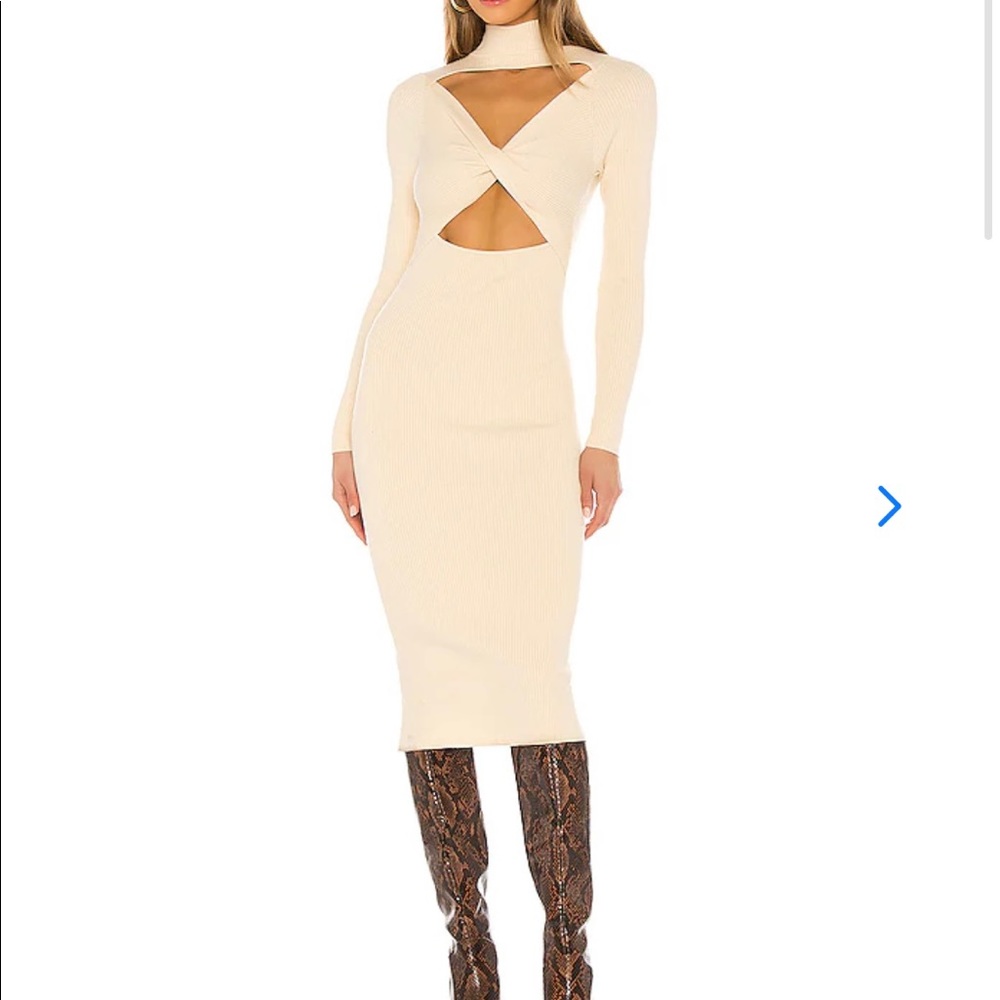 Revolve lovers and friends knit dress cream